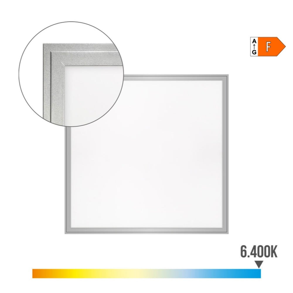 Ceiling Light EDM 31623 Plastic 40 W 59,5 x 59,5 x 3,5 cm