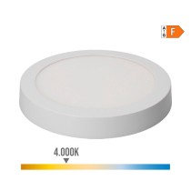 Ceiling Light EDM 31590 White Aluminium Plastic 20 W Ø 22,5 x 4 cm (4000 K)