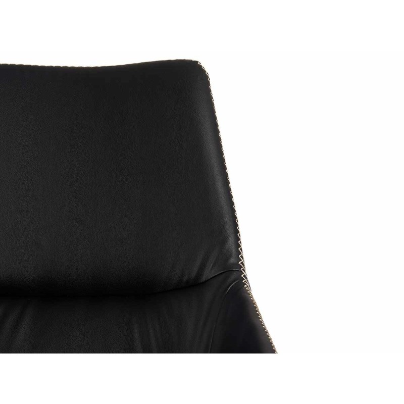 Fauteuil Tressé Bleu Noir Acier 50 x 87 x 61 cm (2 Unités)