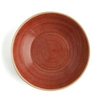 Assiette creuse Ariane Terra Céramique Rouge (Ø 21 cm) (6 Unités)