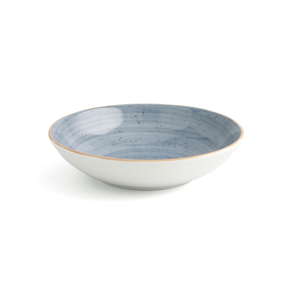 Deep Plate Ariane Terra Ceramic Blue (Ø 21 cm) (6 Units)