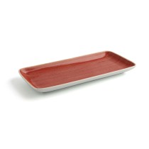 Kochschüssel Ariane Terra rechteckig aus Keramik Rot (36 x 16,5 cm) (6 Stück)