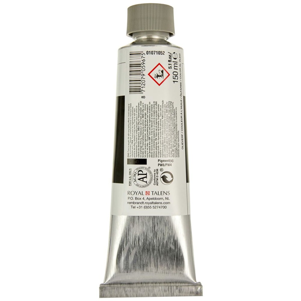 Oil paint Talens Rembrandt 105 White 150 ml