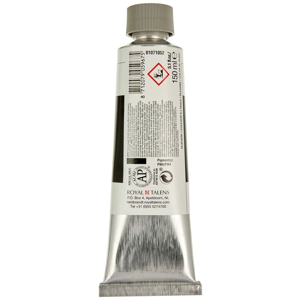 Peinture à l'huile Talens Rembrandt 105 Blanc 150 ml