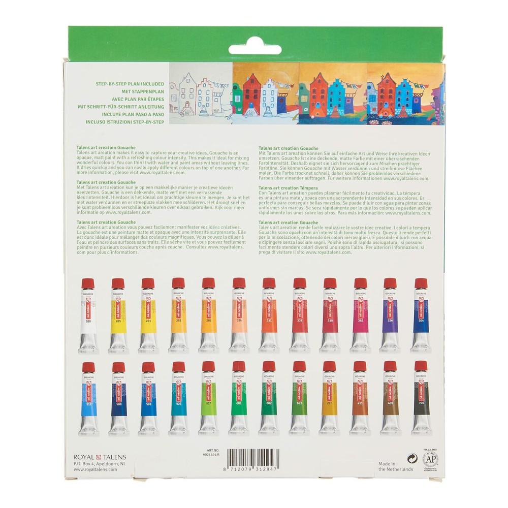 Gouache Talens Art Creation 24 Pièces Multicouleur 12 ml