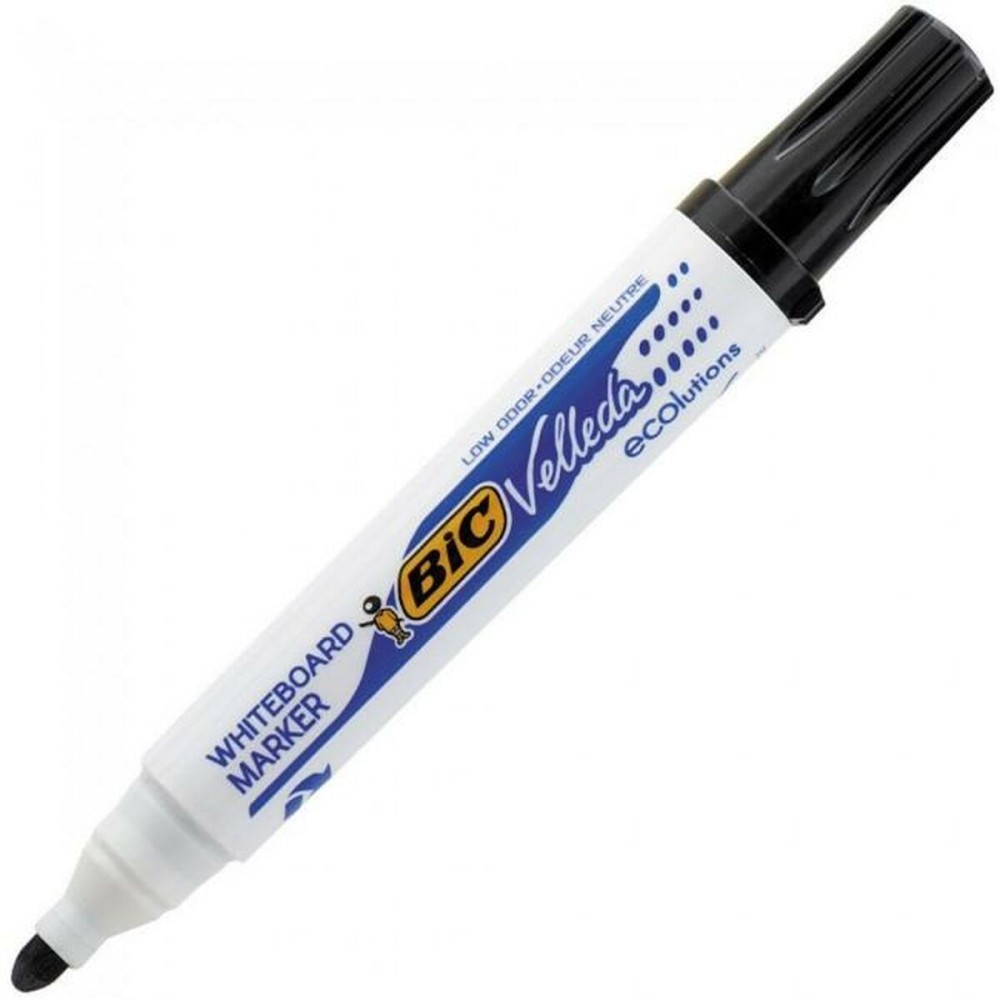 Flüssige Kreidemarker Bic Velleda Ecolutions 1701 Schwarz (12 Stücke)