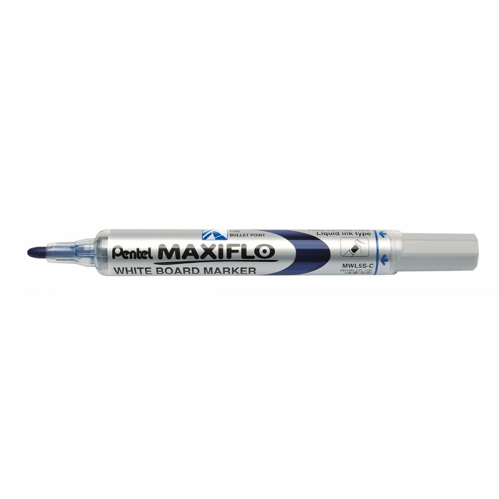 Set of Felt Tip Pens Pentel Maxiflo Board eraser