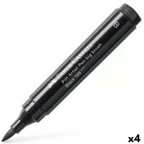 Feutres Faber-Castell Pitt Artist Pinceau Noir (4 Pièces)