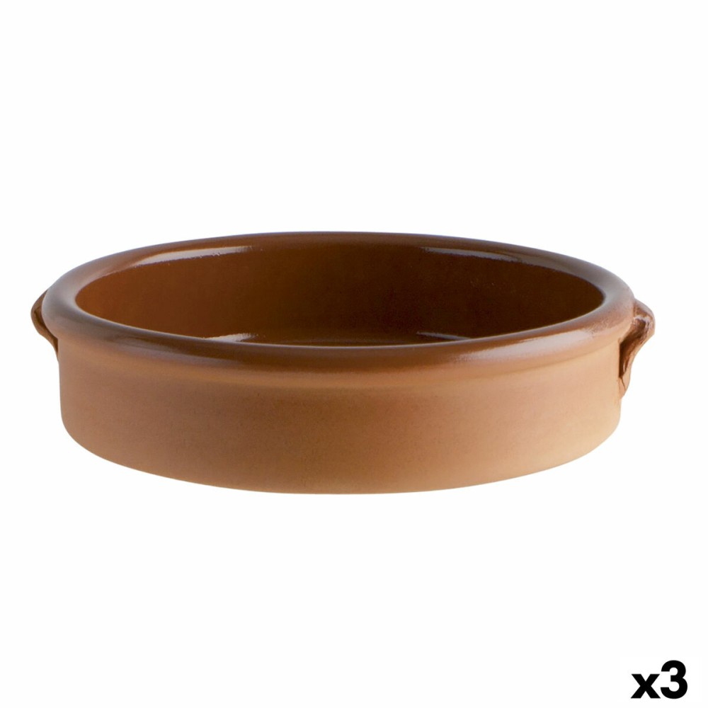 Casserole Barro Clasico Marron Céramique Ø 32 cm (3 Unités)