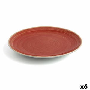 Assiette plate Ariane Terra Céramique Rouge (Ø 31 cm) (6 Unités)