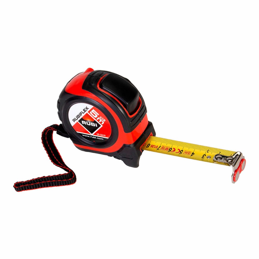 Tape measure Rubi Rubiflex 5 m x 19 mm Plastic