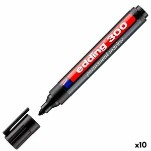 Permanent marker Edding 300 Black (10 Units)