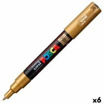 Filzstifte POSCA PC-1M Gold (6 Stück)