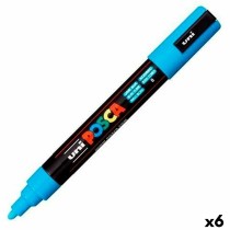 Filzstifte POSCA PC-5M Hellblau (6 Stück)