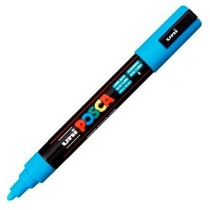 Filzstifte POSCA PC-5M Hellblau (6 Stück)