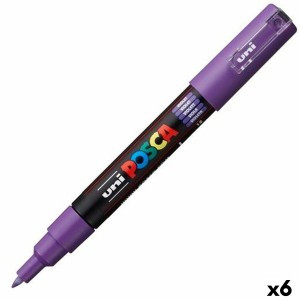 Felt-tip pens POSCA PC-1M Violet (6 Units)