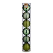 Set of Christmas balls Krist+ 00804 Green Plastic Ø 12 cm 6 Pieces (6 Units)