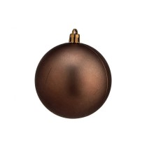 Set of Christmas balls Krist+ 00782 Brown Plastic Ø 8 cm (24 Units)