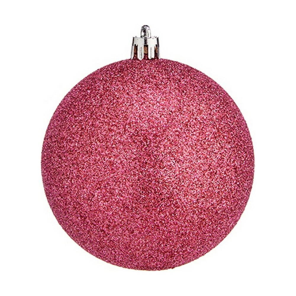 Set of Christmas balls Krist+ 00788 Pink Plastic Ø 8 cm (24 Units)