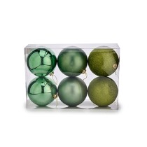 Set of Christmas balls Krist+ 00743 Green (4 Units)