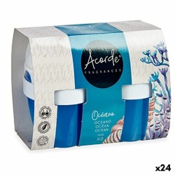 Lufterfrischer-Set Acorde 1165-OCEAN Ozean Gel (24 Stück)