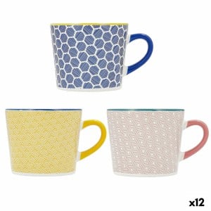 Tasse Quid Pippa Multicouleur Céramique 350 ml (12 Unités)