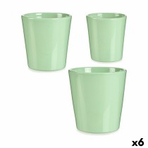 Set of pots Ibergarden LINCE PQ - 6019 Green Clay (6 Units)