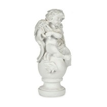 Decorative Figure Angel White 22 x 22 x 48 cm (2 Units)