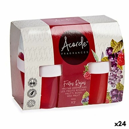 Air Freshener Set Acorde 1165-FRUTOS RO Red fruits Gel (24 Units)