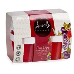 Lot de désodorisants Acorde 1165-FRUTOS RO Fruits rouges Gel (24 Unités)