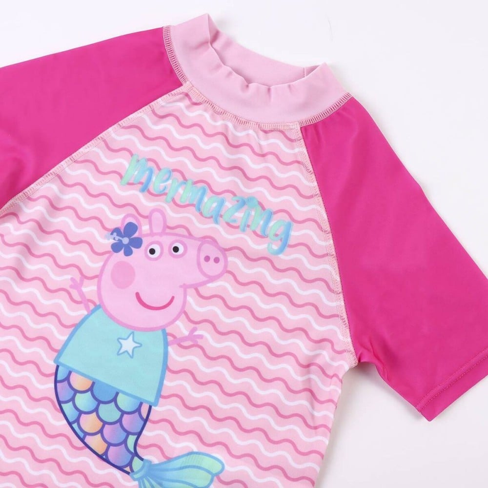 Bade-T-Shirt Peppa Pig Rosa