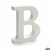 Lettre Pincello B Blanc 2 x 16 x 14,5 cm (24 Unités)