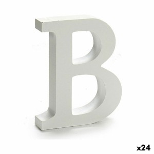 Letter Pincello B White 2 x 16 x 14,5 cm (24 Units)