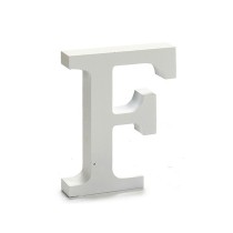 Letter Pincello F White 2 x 16 x 14,5 cm (24 Units)