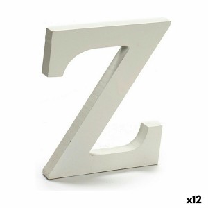 Buchstabe Pincello Z Weiß 1,8 x 21 x 17 cm (12 Stück)