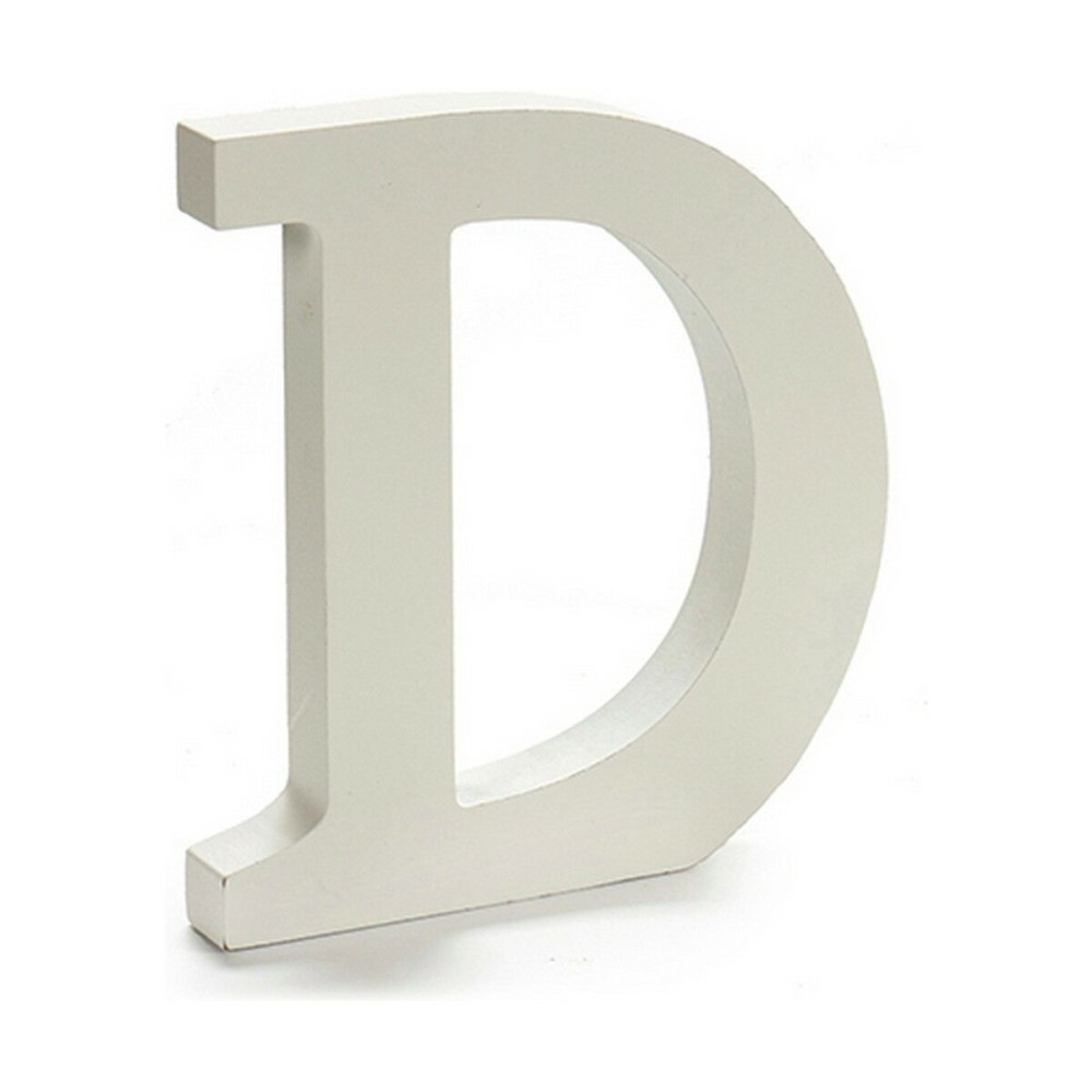 Buchstabe Pincello D Weiß 1,8 x 21 x 17 cm (12 Stück)