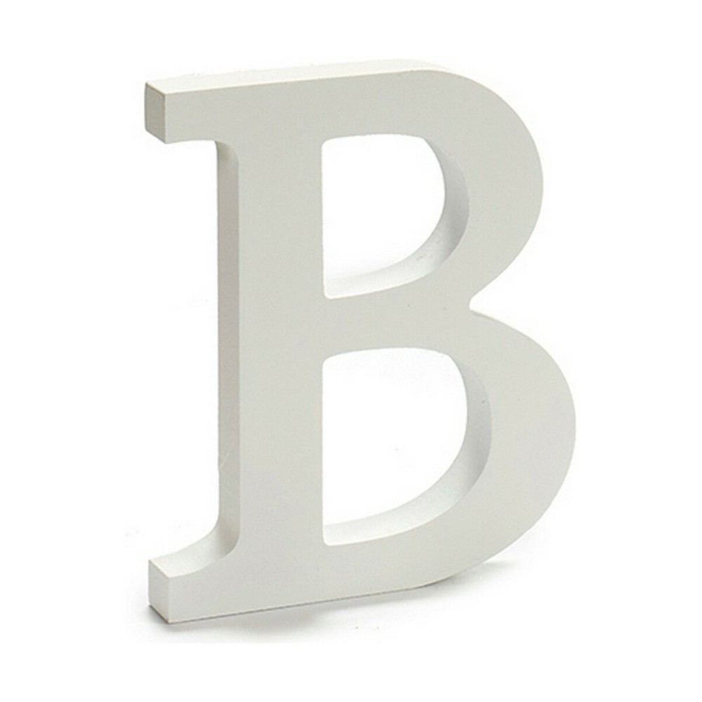 Letter Pincello B White 1,8 x 21 x 17 cm (12 Units)