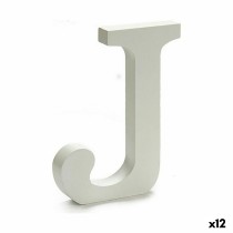 Buchstabe Pincello J Weiß 1,8 x 21 x 17 cm (12 Stück)