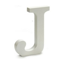 Buchstabe Pincello J Weiß 1,8 x 21 x 17 cm (12 Stück)