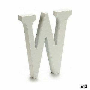 Letter Pincello W White 1,8 x 21 x 17 cm (12 Units)