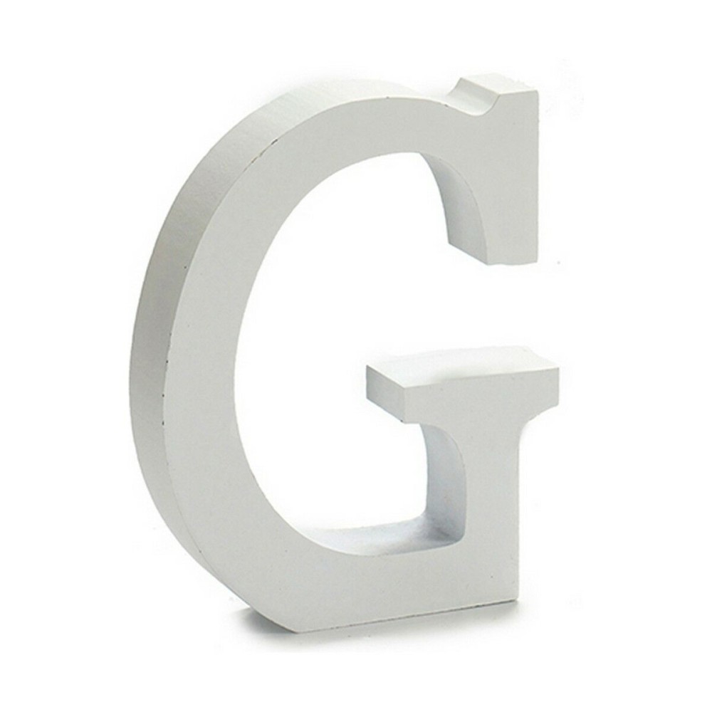 Buchstabe Pincello G Weiß 2 x 16 x 14,5 cm (24 Stück)