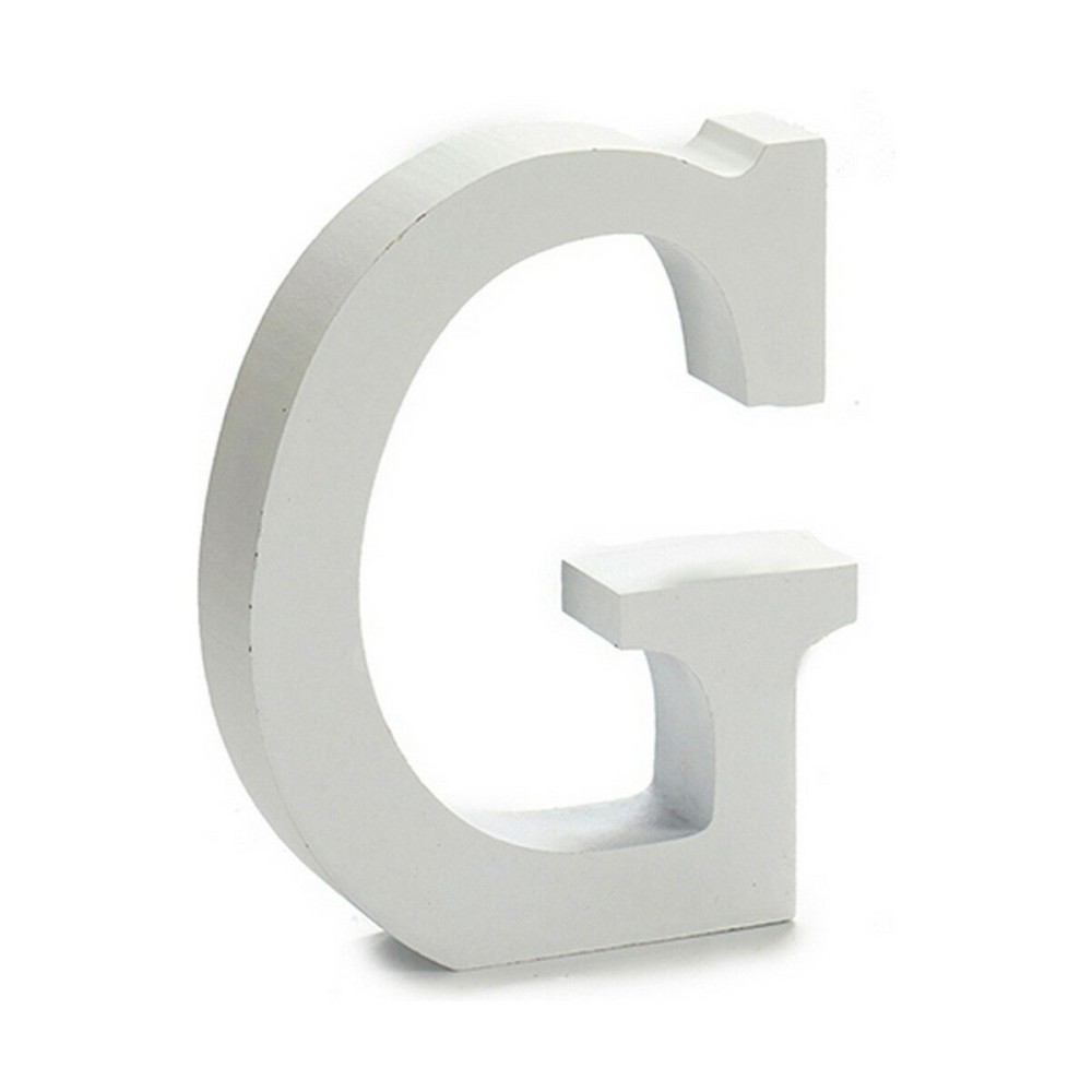 Letter Pincello G White 2 x 16 x 14,5 cm (24 Units)