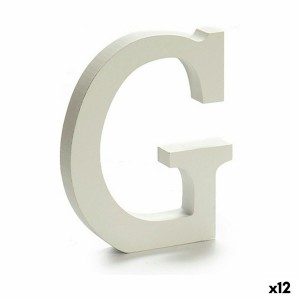 Letter Pincello G White 1,8 x 21 x 17 cm (12 Units)