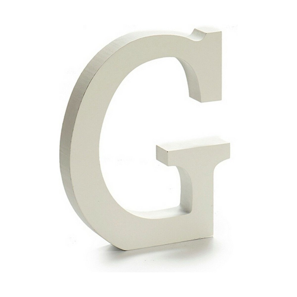 Letter Pincello G White 1,8 x 21 x 17 cm (12 Units)