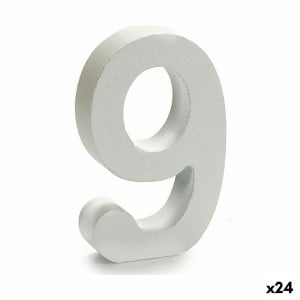 Numéro Pincello 9 Blanc 2 x 16 x 14,5 cm (24 Unités)