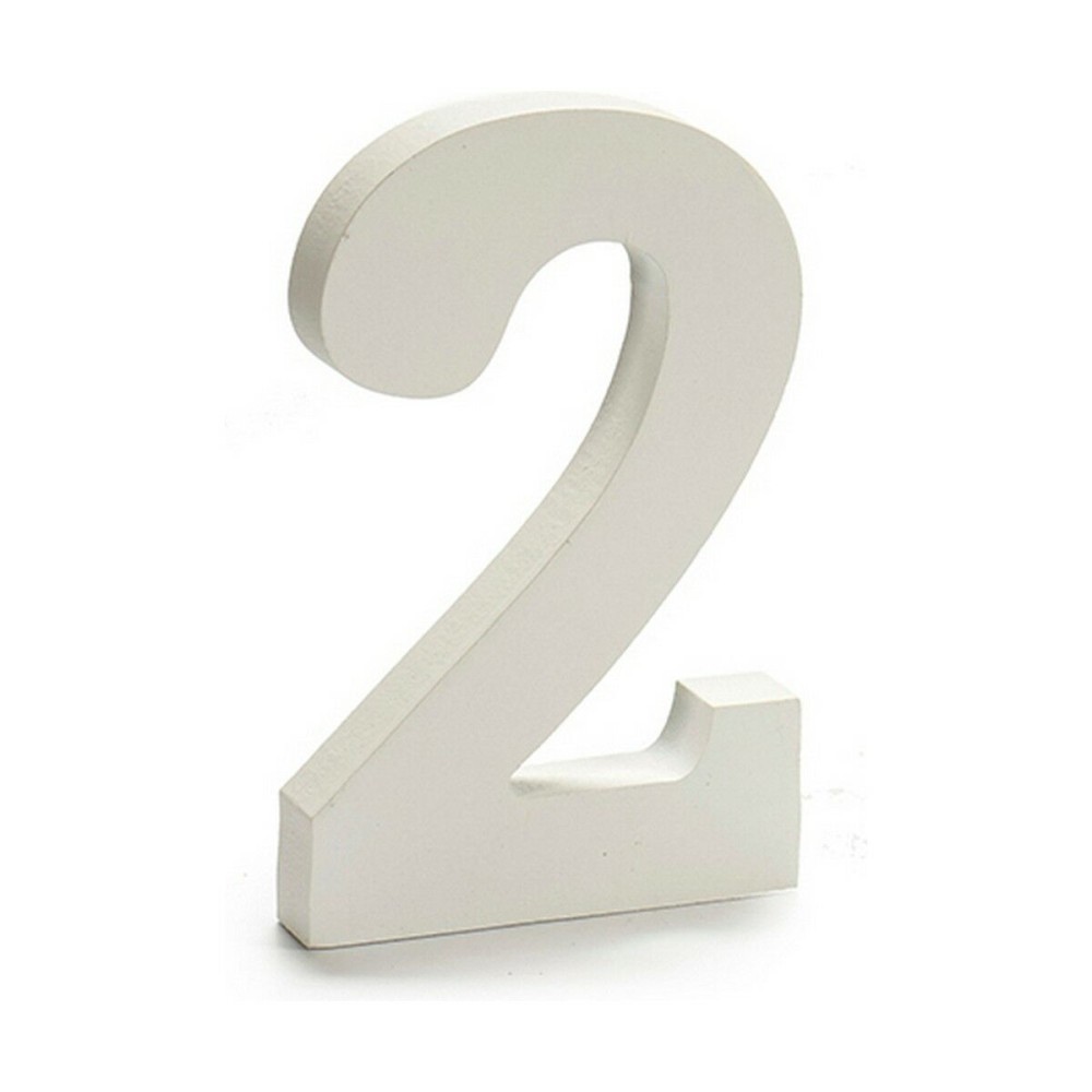 Numéro Pincello 2 Blanc 1,8 x 21 x 17 cm (12 Unités)