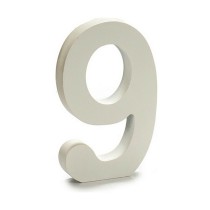 Numéro Pincello 9 Blanc 1,8 x 21 x 17 cm (12 Unités)