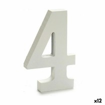 Numéro Pincello 4 Blanc 1,8 x 21 x 17 cm (12 Unités)