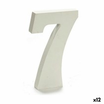 Numéro Pincello 7 Blanc 1,8 x 21 x 17 cm (12 Unités)