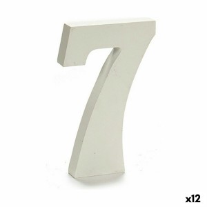 Numéro Pincello 7 Blanc 1,8 x 21 x 17 cm (12 Unités)
